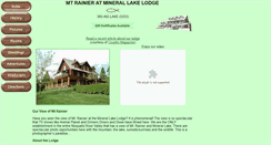 Desktop Screenshot of minerallakelodge.com